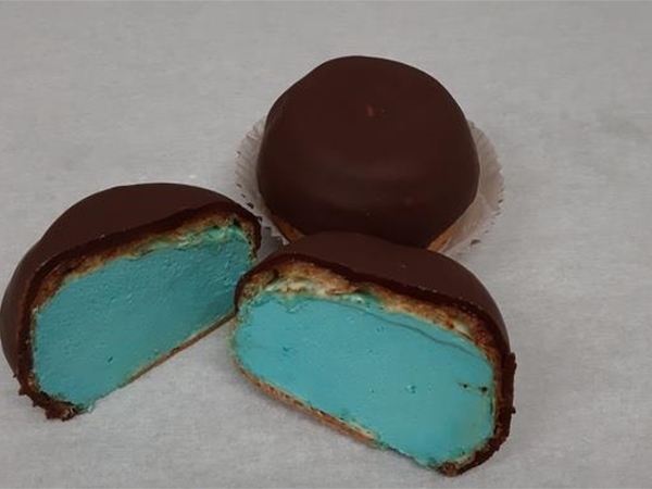 Gender reveal chocoladebol - blauw